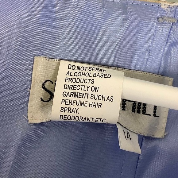 Sherri Hill 1928 Beaded Strapless Cocktail dress Size 12 EUC - Picture 7 of 12